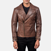 Raiden Bikerjakke i Skinn for Herre – alternate product view 3