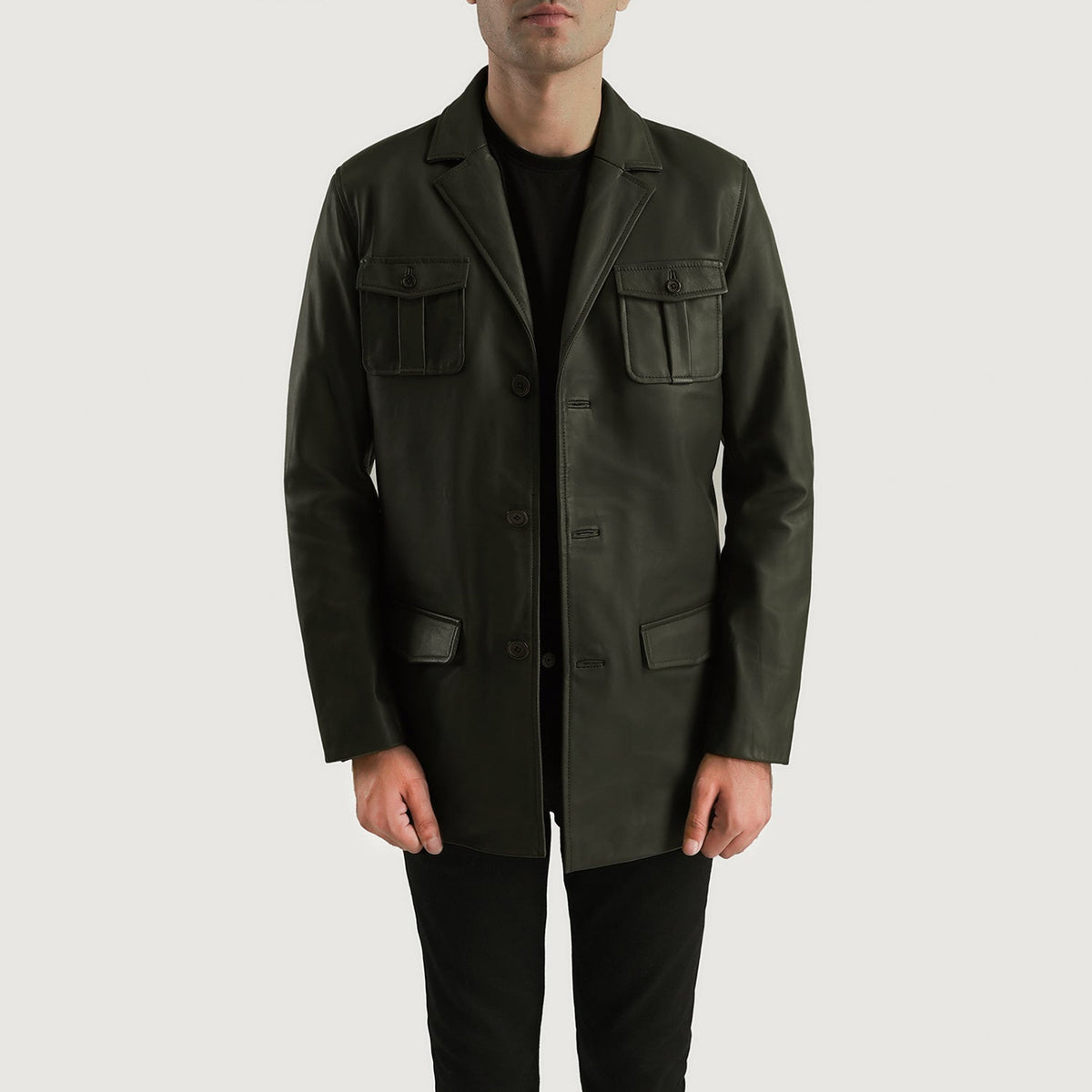 Ray Cutler Skinnjakke for Herre – alternate product view 1