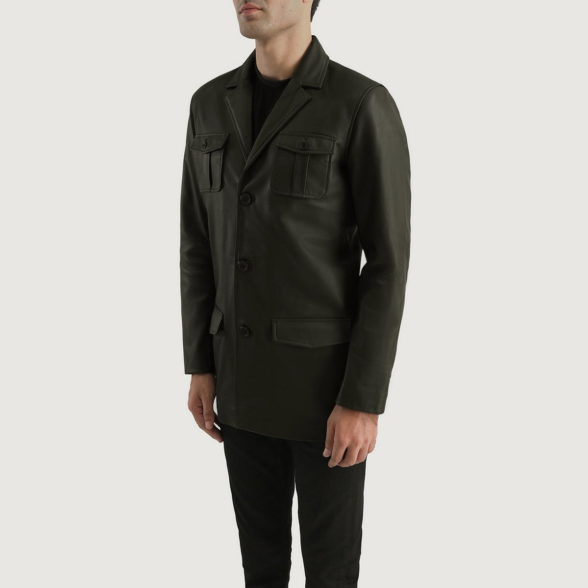 Ray Cutler Skinnjakke for Herre – alternate product view 2