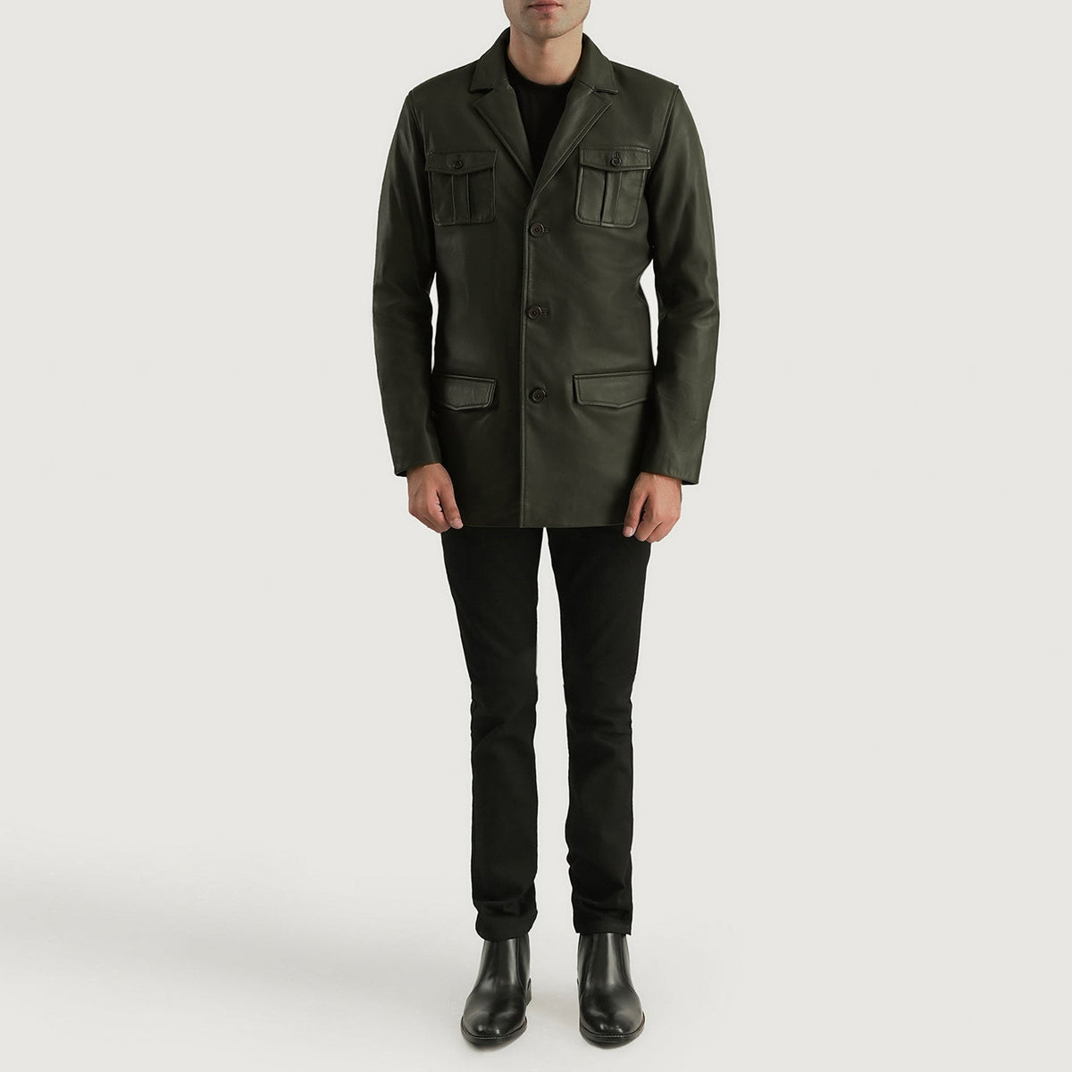 Ray Cutler Skinnjakke for Herre – alternate product view 3