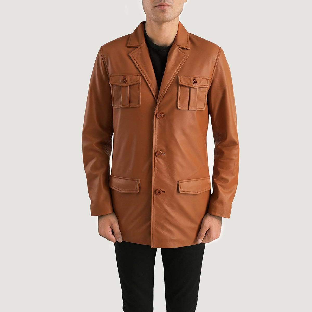 Ray Cutler Skinnjakke for Herre – alternate product view 1