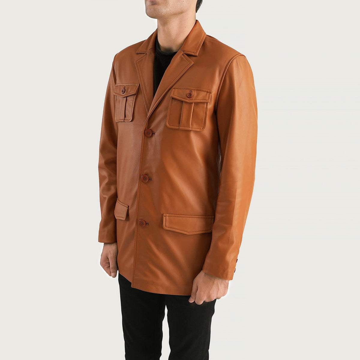 Ray Cutler Skinnjakke for Herre – alternate product view 2