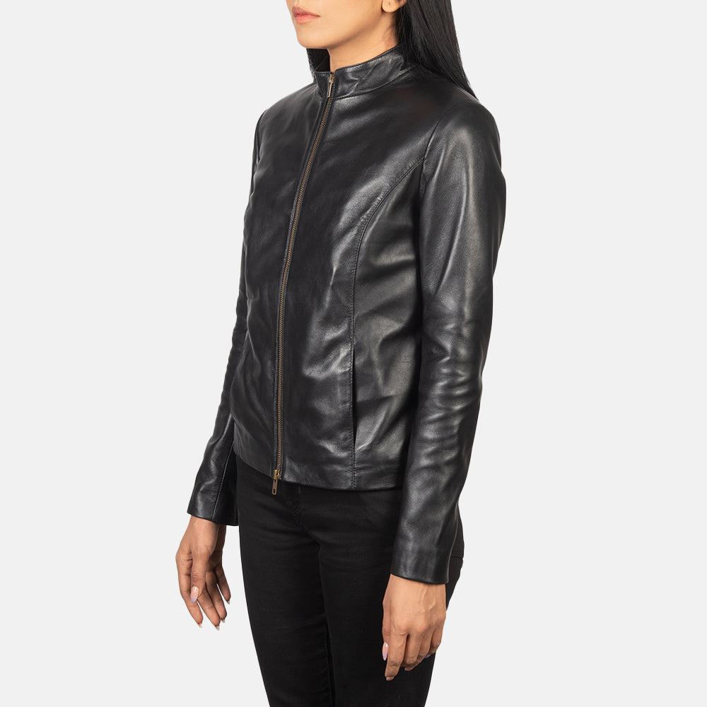 Rumella Bikerjakke i Skinn for Kvinner – alternate product view 2