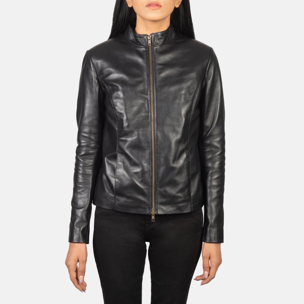 Rumella Bikerjakke i Skinn for Kvinner – alternate product view 4