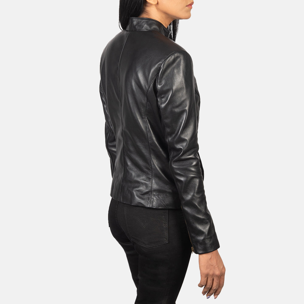 Rumella Bikerjakke i Skinn for Kvinner – alternate product view 5