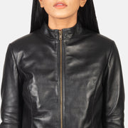 Rumella Bikerjakke i Skinn for Kvinner – alternate product view 6
