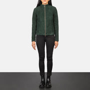 Rumella Bikerjakke i Skinn for Kvinner – alternate product view 3