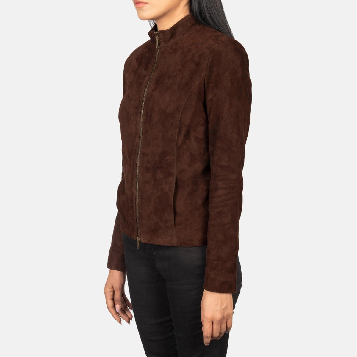 Rumella Bikerjakke i Skinn for Kvinner – alternate product view 2