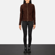 Rumella Bikerjakke i Skinn for Kvinner – alternate product view 3