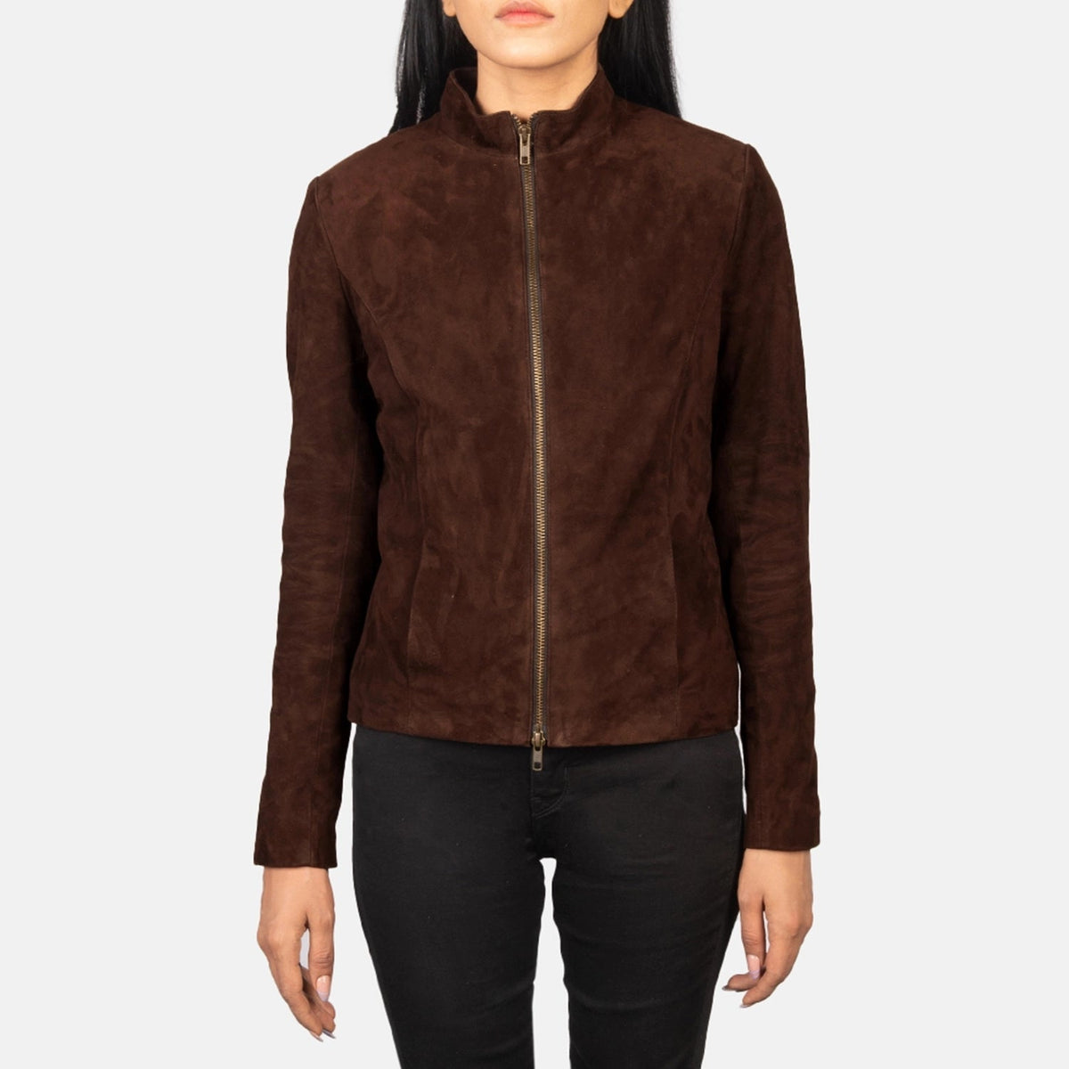 Rumella Bikerjakke i Skinn for Kvinner – alternate product view 4