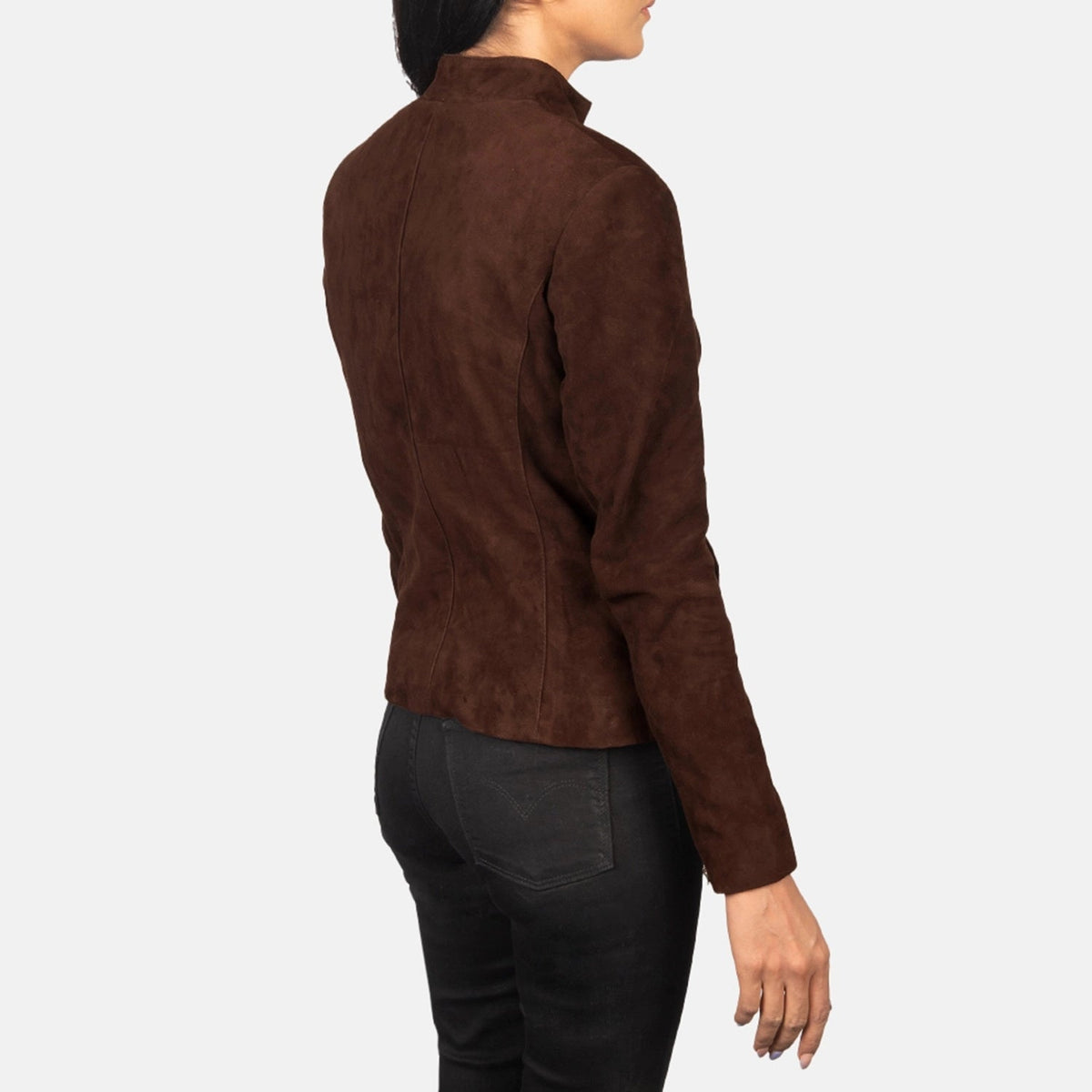 Rumella Bikerjakke i Skinn for Kvinner – alternate product view 5