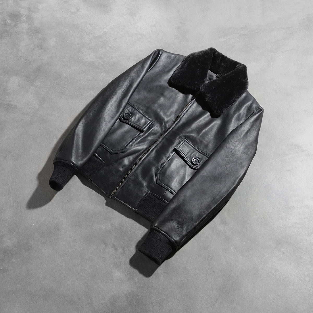 Stella G-1 Bomberjakke i Skinn for Kvinner – alternate product view 7