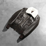 Stella G-1 Bomberjakke i Skinn for Kvinner – alternate product view 8