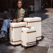 Suitcase Set Front Pocket Zuna for Kvinner – alternate product view 2