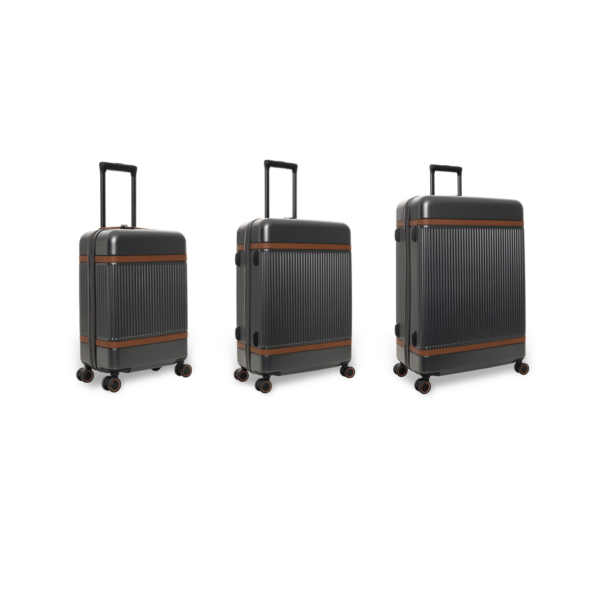 Urban Graphite Suitcase Set Zuna for Kvinner, front view