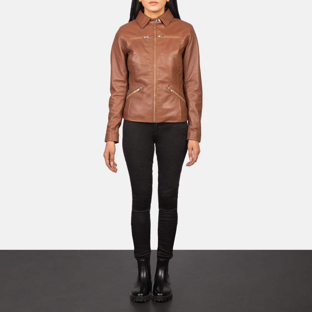 Tomachi Red Skinnjakke for Kvinner – alternate product view 3