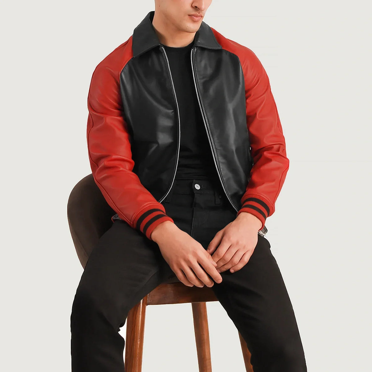 Walton Varsity Skinnjakke for Herre – alternate product view 3
