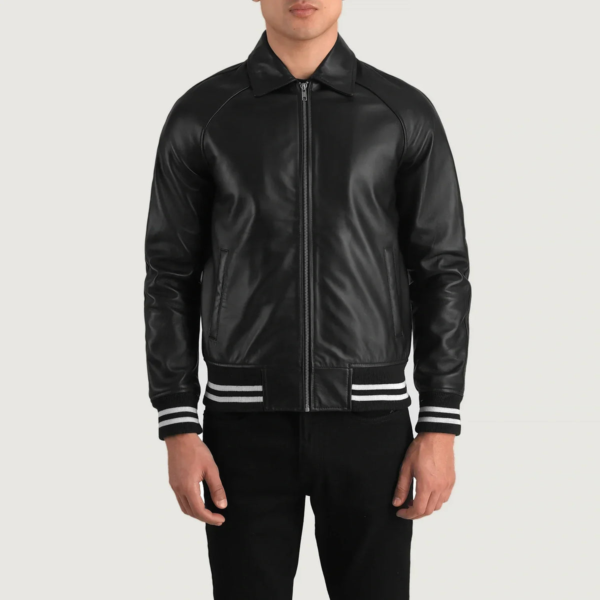 Walton Varsity Skinnjakke for Herre – alternate product view 4