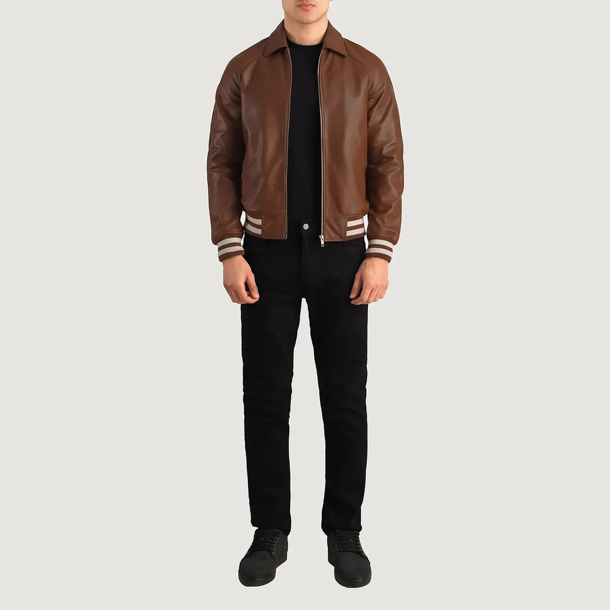 Walton Varsity Skinnjakke for Herre – alternate product view 2