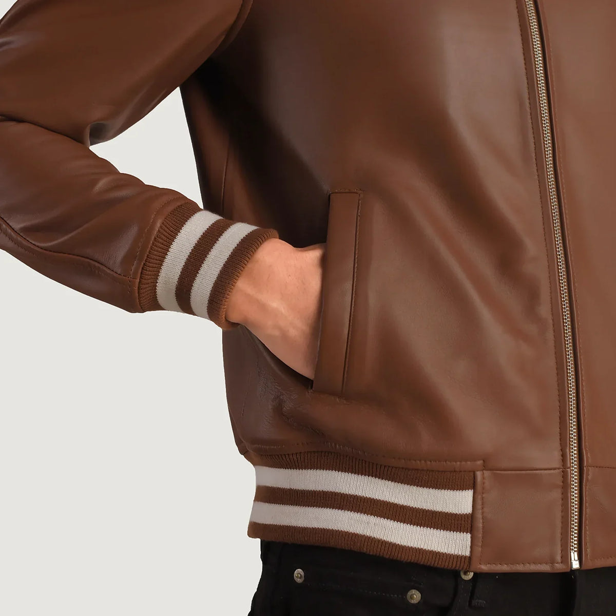 Walton Varsity Skinnjakke for Herre – alternate product view 6
