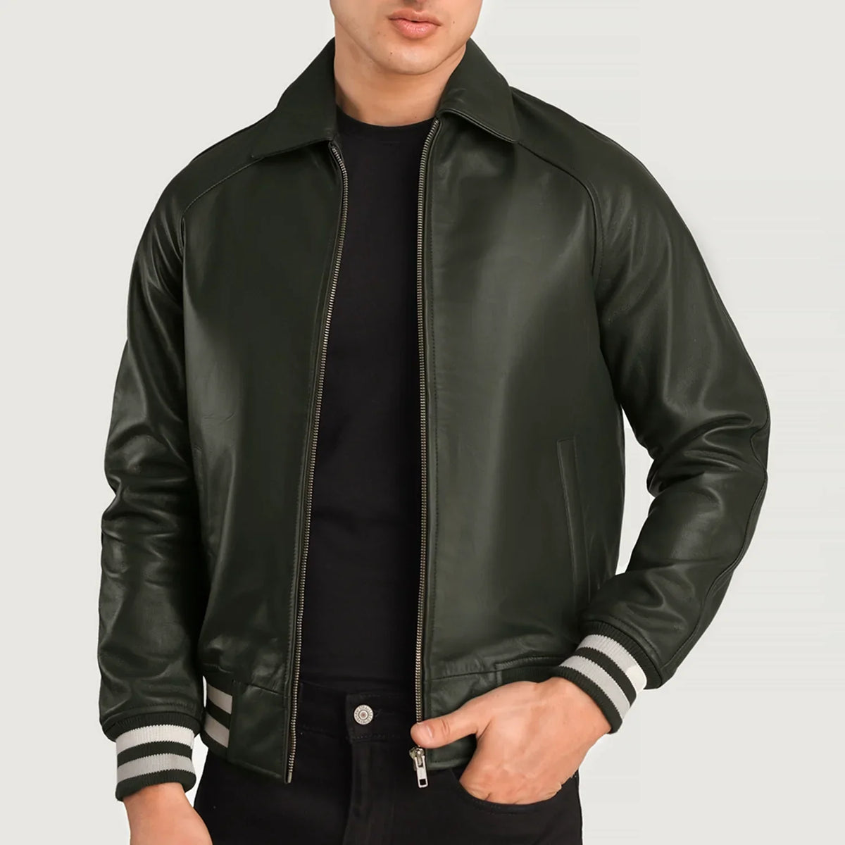 Walton Varsity Skinnjakke for Herre – alternate product view 3