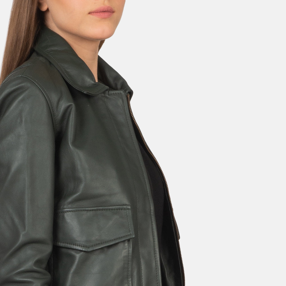 
Westa A-2 Leather Bomber Jacket – alternate product view 6
