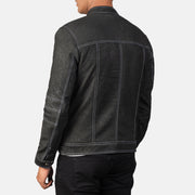 Youngster Bikerjakke i Skinn for Herre – alternate product view 5